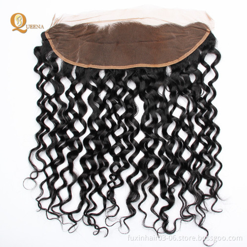 Malaysian Hair Water Wave Weave and Frontal Bundles With Lace Frontals Ear To Ear